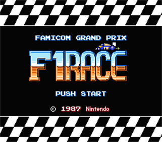 Famicom Grand Prix: F1 Race - Screenshot - Game Title Image