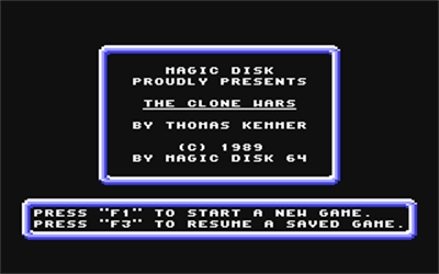 The Clone Wars - Screenshot - Game Title Image