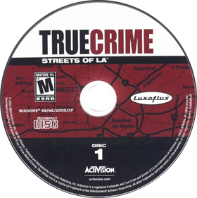 True Crime: Streets of LA - Disc Image