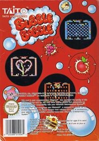 Bubble Bobble - Box - Back Image