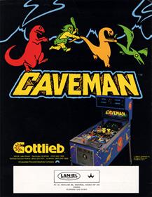 Caveman - Advertisement Flyer - Back Image