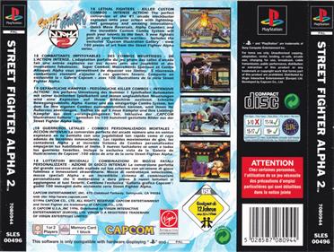 Street Fighter Alpha 2 - Box - Back Image