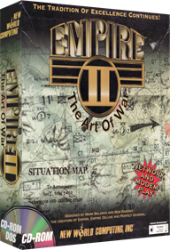 Empire II: The Art of War - Box - 3D Image