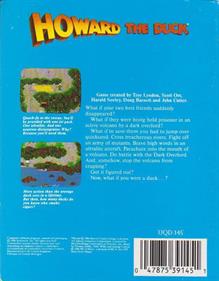 Howard the Duck: Adventure on Volcano Island - Box - Back Image
