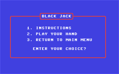 Black Jack (Keypunch Software) - Screenshot - Game Title Image