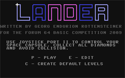Lander (Rottensteiner) - Screenshot - Game Title Image