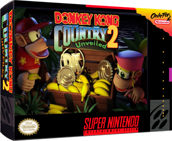 Donkey Kong Country 2: Unveiled - Box - 3D Image