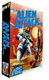 Alien Attack  - Box - 3D Image