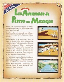 Les Aventures de Pepito au Mexique - Box - Back Image