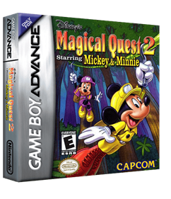 Disney's Magical Quest 2 Starring Mickey & Minnie - Box - 3D Image