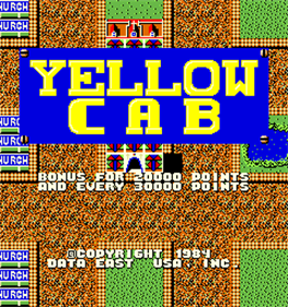 Yellow Cab - Screenshot - Game Title Image