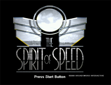 Spirit of Speed 1937 - Screenshot - Game Title Image