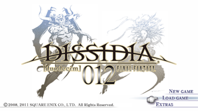 Dissidia 012: Final Fantasy - Screenshot - Game Title Image