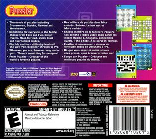 Puzzler Collection - Box - Back Image