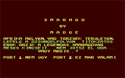 Smaragd Var - Screenshot - Game Title Image