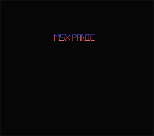 MSX Panic - Screenshot - Game Title Image