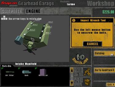 Snap-on presents Gearhead Garage: The Virtual Mechanic - Screenshot - Gameplay Image