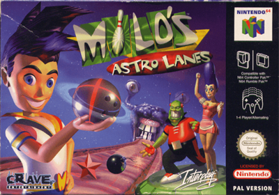 Milo's Astro Lanes - Box - Front Image