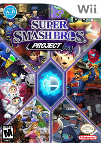 Super Smash Bros. Project M - Fanart - Box - Front Image