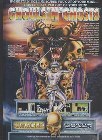 Ghouls 'n Ghosts - Advertisement Flyer - Front Image