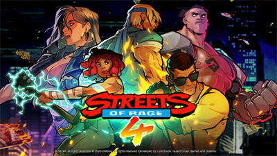 Streets of Rage 4 - Banner