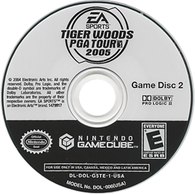 Tiger Woods PGA Tour 2005 - Disc Image