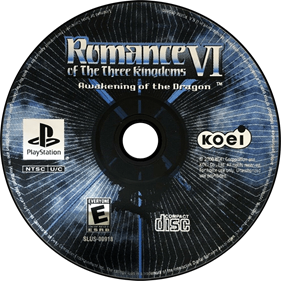 Romance of the Three Kingdoms VI: Awakening of the Dragon - Disc Image