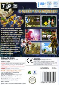 Final Fantasy Fables: Chocobo's Dungeon - Box - Back Image