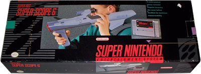 Super Nes Super Scope 6 - Box - 3D Image
