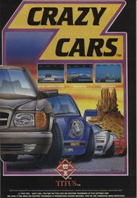 Crazy Cars - Advertisement Flyer - Front Image