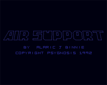 Air Support - Screenshot - Game Title