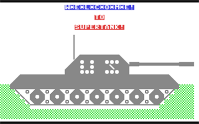 Supertank - Screenshot - Game Title Image