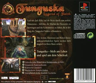 Tunguska: Legend of Faith - Box - Back Image