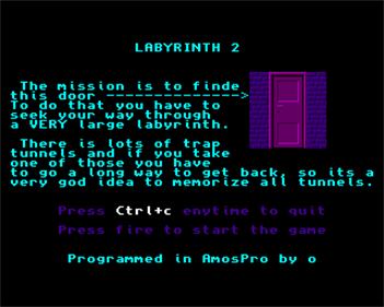 Labyrinth 2 - Screenshot - Game Title Image