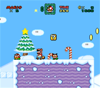 Super Mario Bros: Merry Mountain Christmas Adventure - Screenshot - Gameplay Image