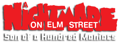 A Nightmare on Elm Street: Son of a Hundred Maniacs - Clear Logo Image