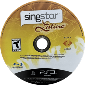 SingStar Latino - Disc Image