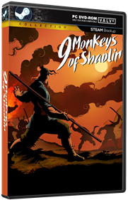 9 Monkeys of Shaolin - Box - 3D Image