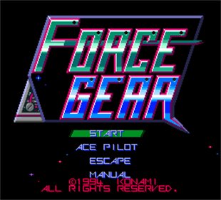 Force Gear - Screenshot - Game Title Image
