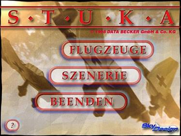 Stuka Dive Bomber - Screenshot - Game Select Image