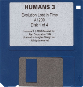 Humans III: Evolution: Lost in Time... - Disc Image