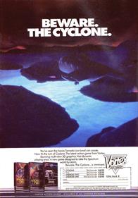 Cyclone - Advertisement Flyer - Front Image
