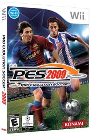 PES 2009: Pro Evolution Soccer - Box - 3D Image