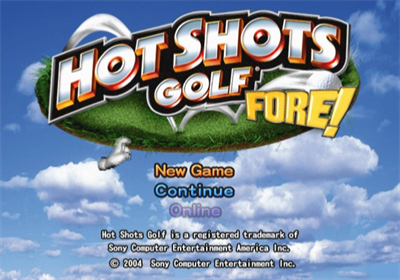 Hot Shots Golf: Fore! - Screenshot - Game Title Image