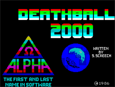 Deathball - Screenshot - Game Title Image