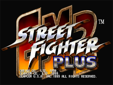 Street Fighter EX2 Plus - Screenshot - Game Title Image