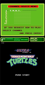 Teenage Mutant Ninja Turtles (PlayChoice-10) - Screenshot - Game Title Image