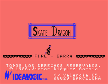 Skate Dragon - Screenshot - Game Title Image