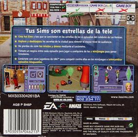 The Sims 2 - Box - Back Image