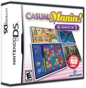 Casual Mania!: 4 Games in 1 - Box - 3D Image